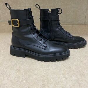 Almost Brand New Zara Combat Boot - Size 39